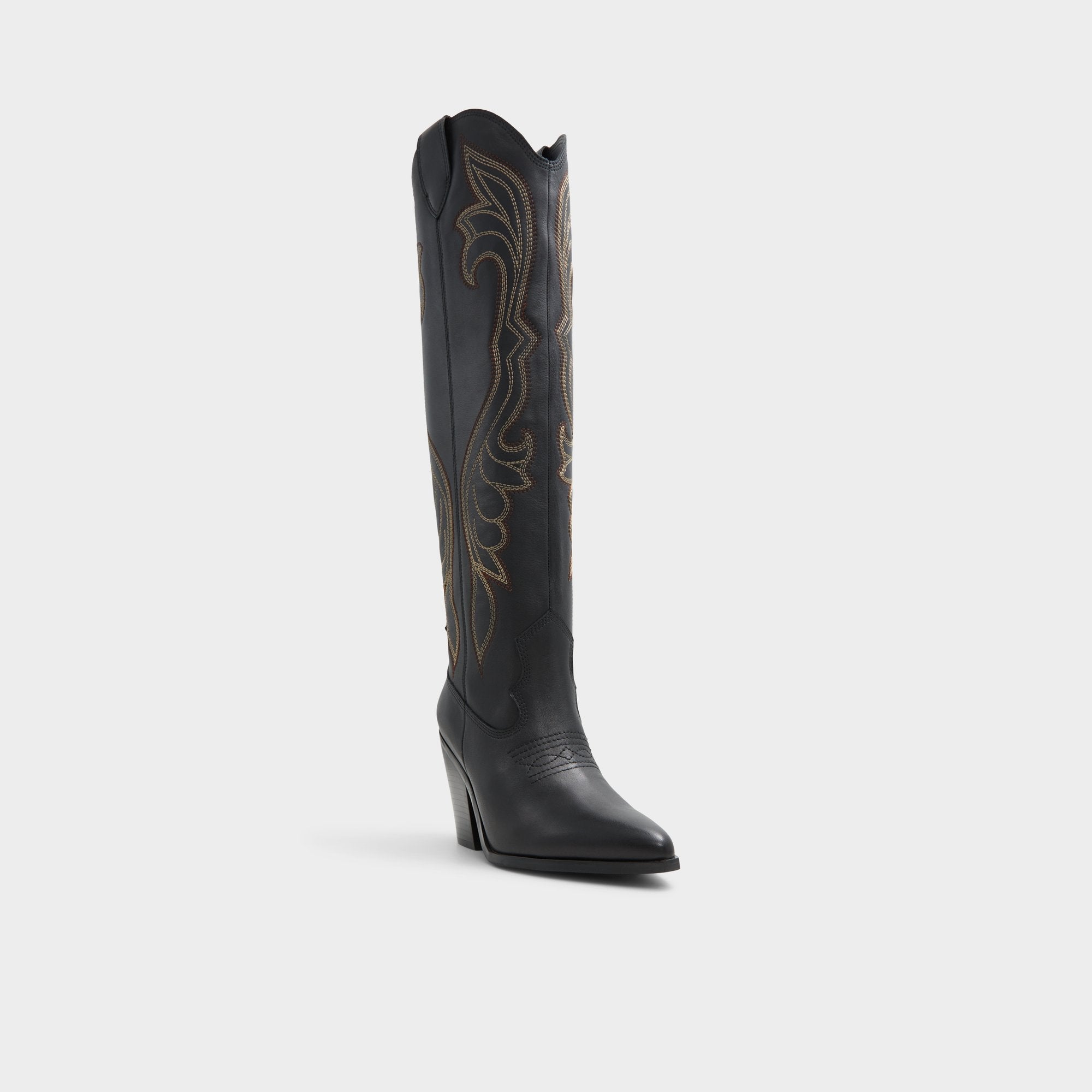 Aldo Alamo Other Black Women's Tall Boots - Western boot, Cup sole Other Black