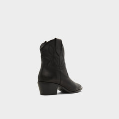 Aldo Valley Black Women's Western - Western boot, Block heel Black