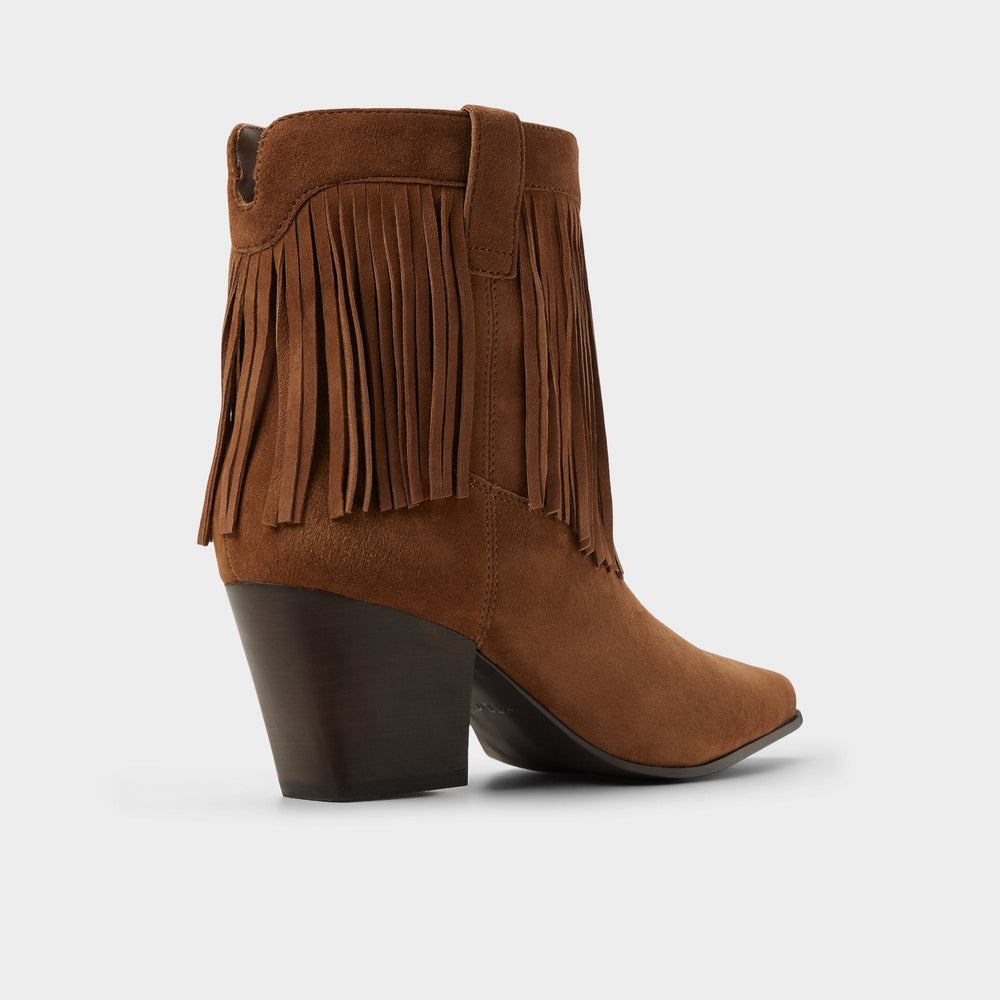 Aldo Jollene in Dark Brown - Western boot, Block heel Dark Brown