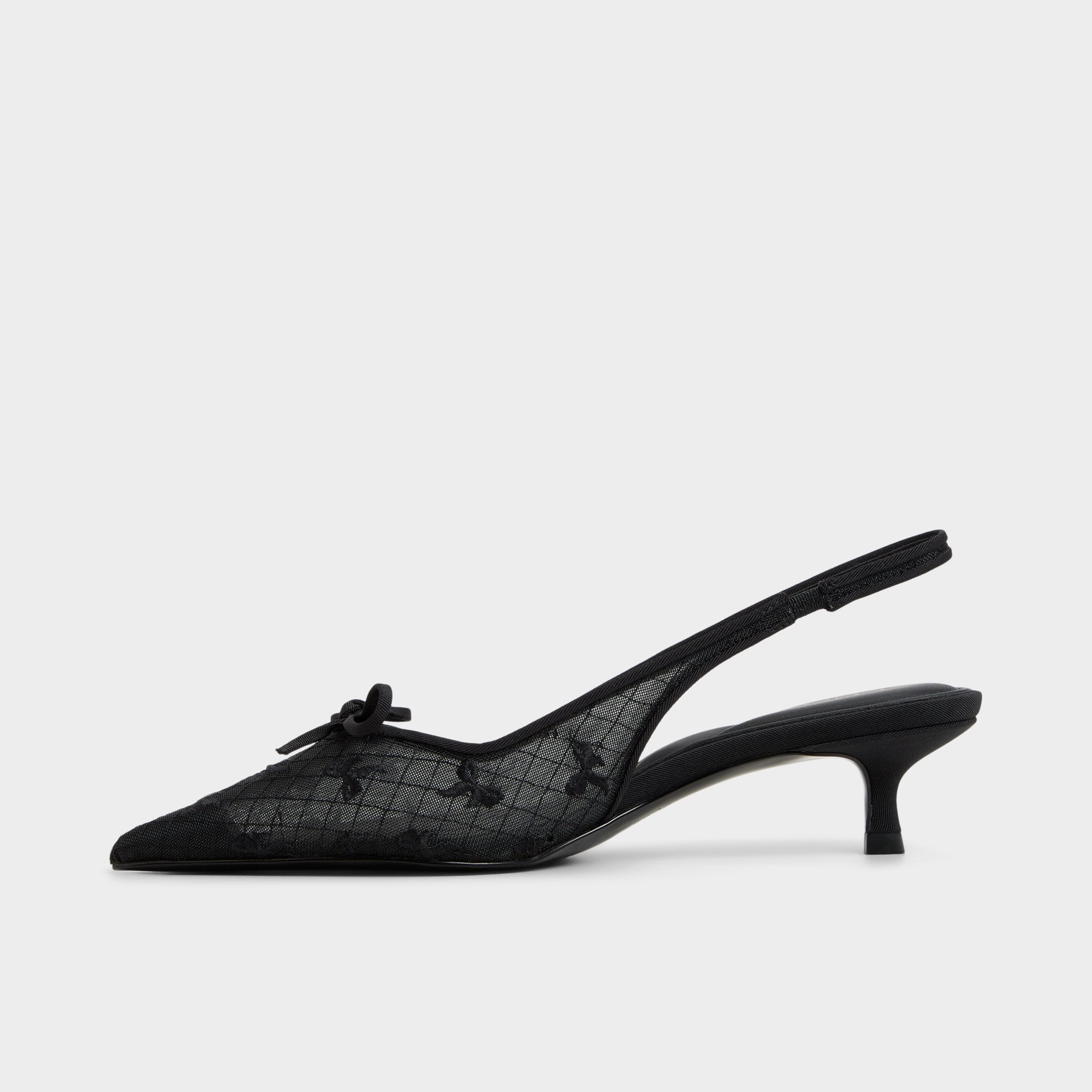 Aldo Azaro in Other Black 14151901 - Slingback heel, Kitten heel Other black