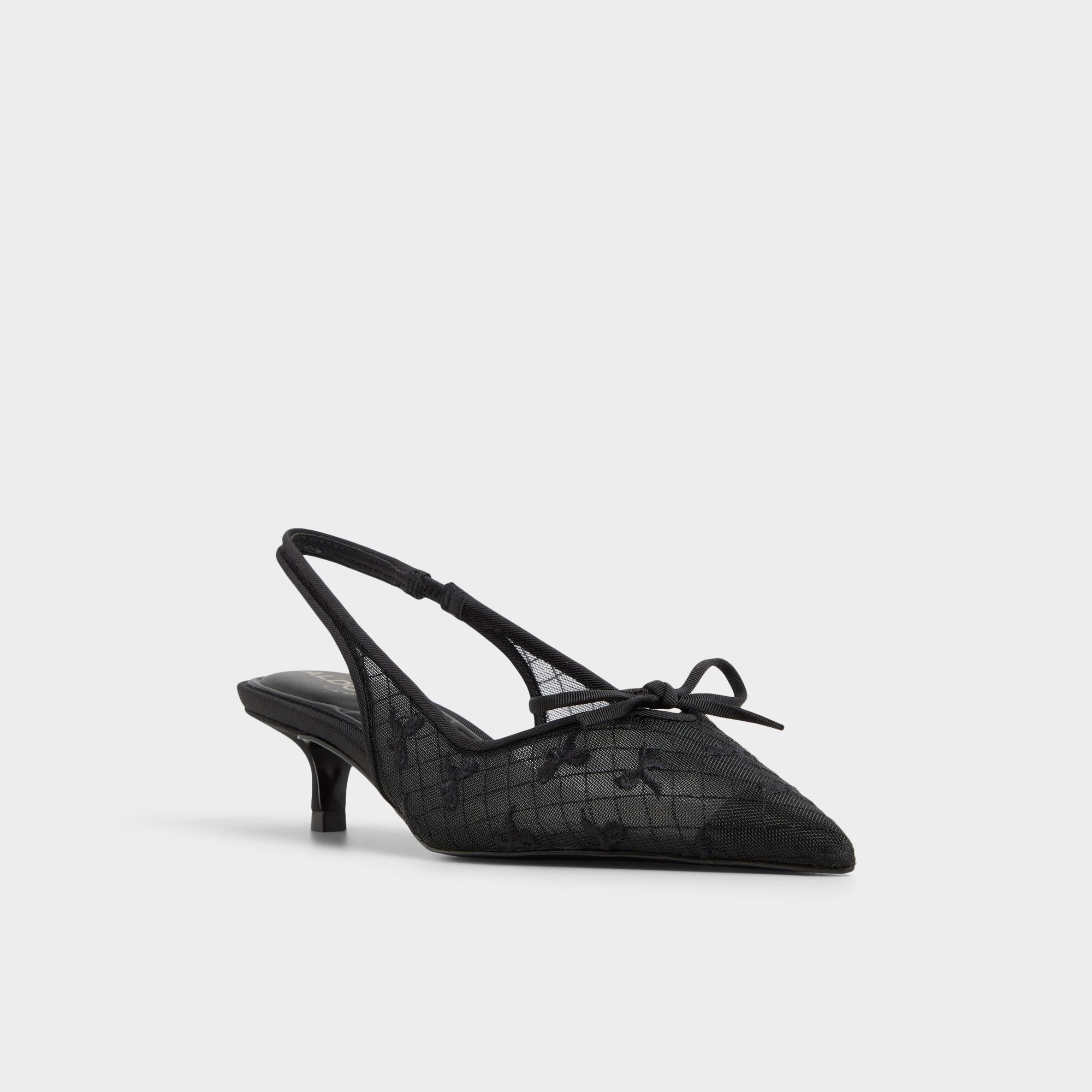 Aldo Azaro in Other Black 14151901 - Slingback heel, Kitten heel Other black
