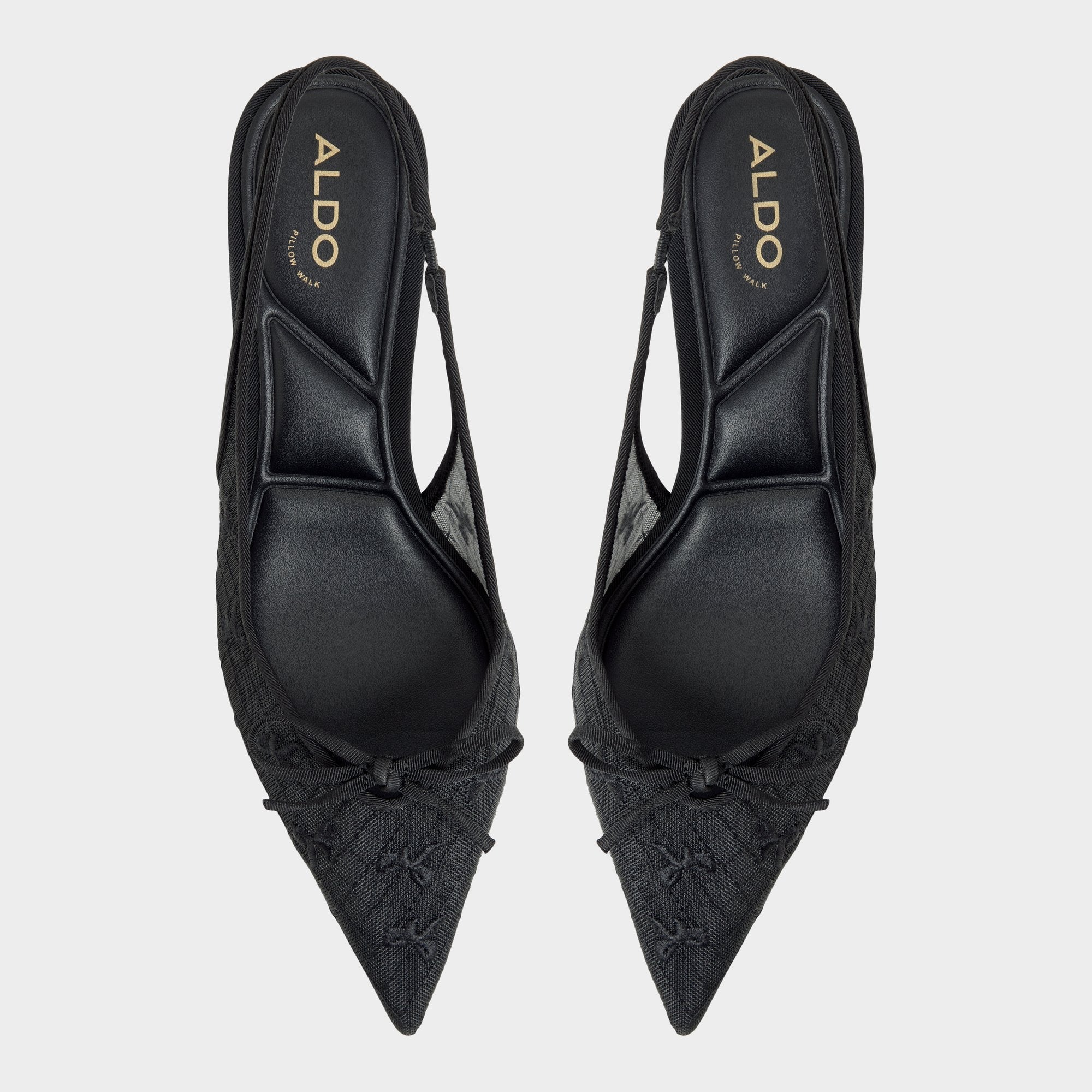 Aldo Azaro in Other Black 14151901 - Slingback heel, Kitten heel Other black