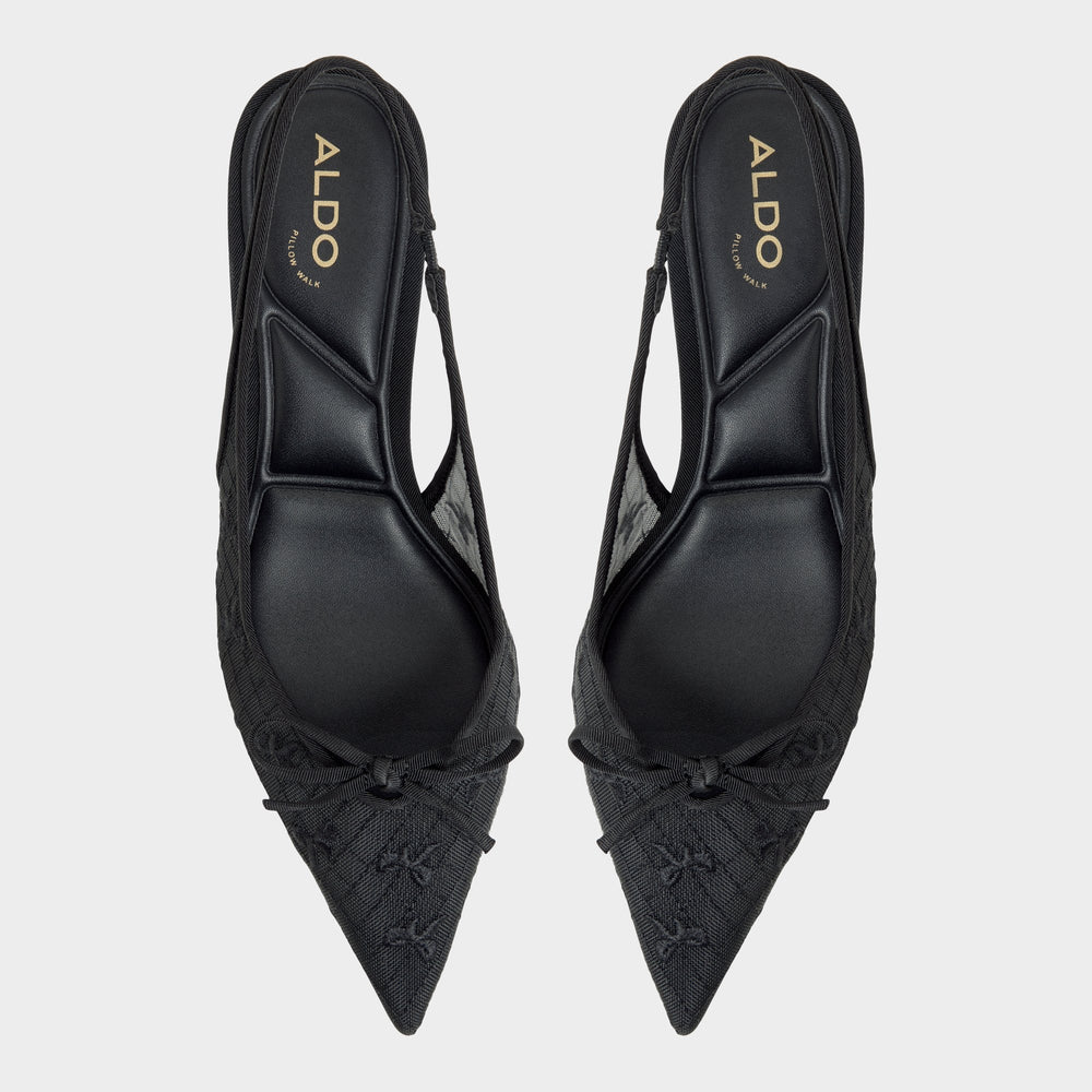 Aldo Azaro in Other Black 14151901 - Slingback heel, Kitten heel Other black