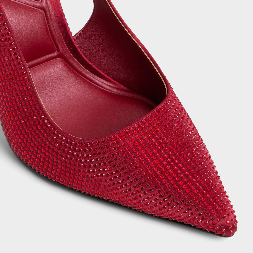 Aldo Lovebloom in Dark Red 14151889 - Slingback heel, Stiletto heel Dark red