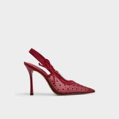 Aldo Hennie in Dark Red 14151902 - Slingback heel, Stiletto heel Dark red