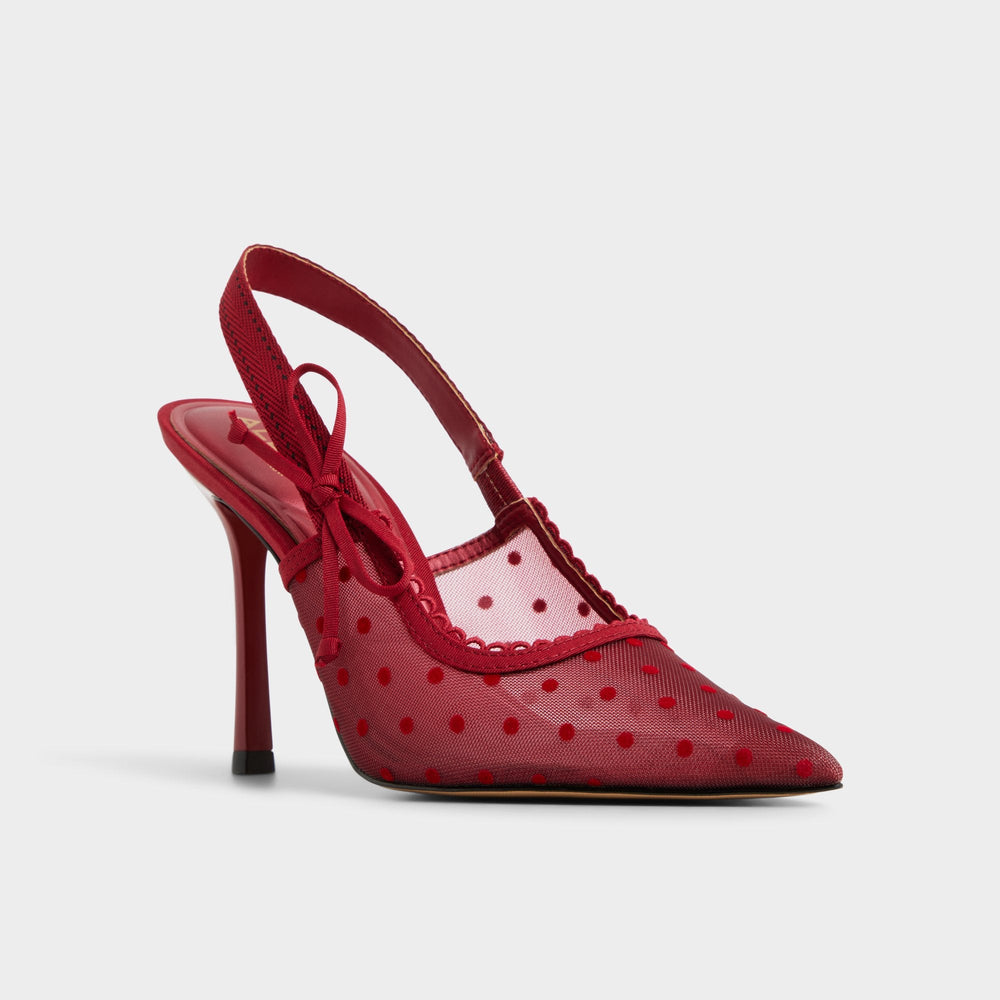 Aldo Hennie in Dark Red 14151902 - Slingback heel, Stiletto heel Dark red