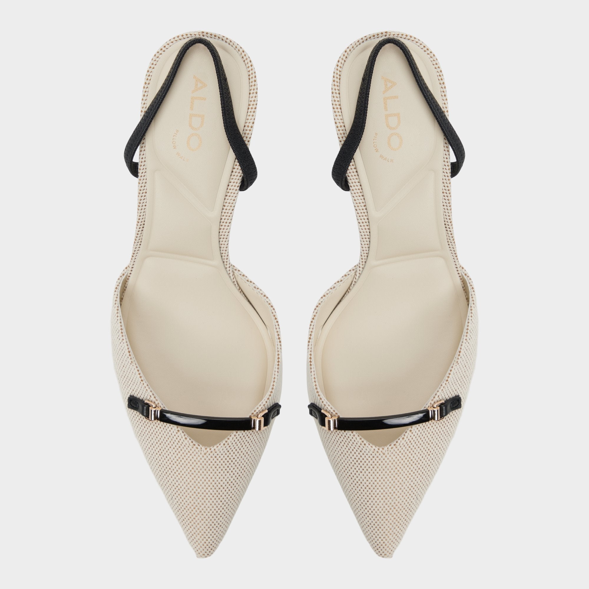 Aldo Nailah Open Natural Women's Kitten heels - Slingback heel, Kitten heel Open natural