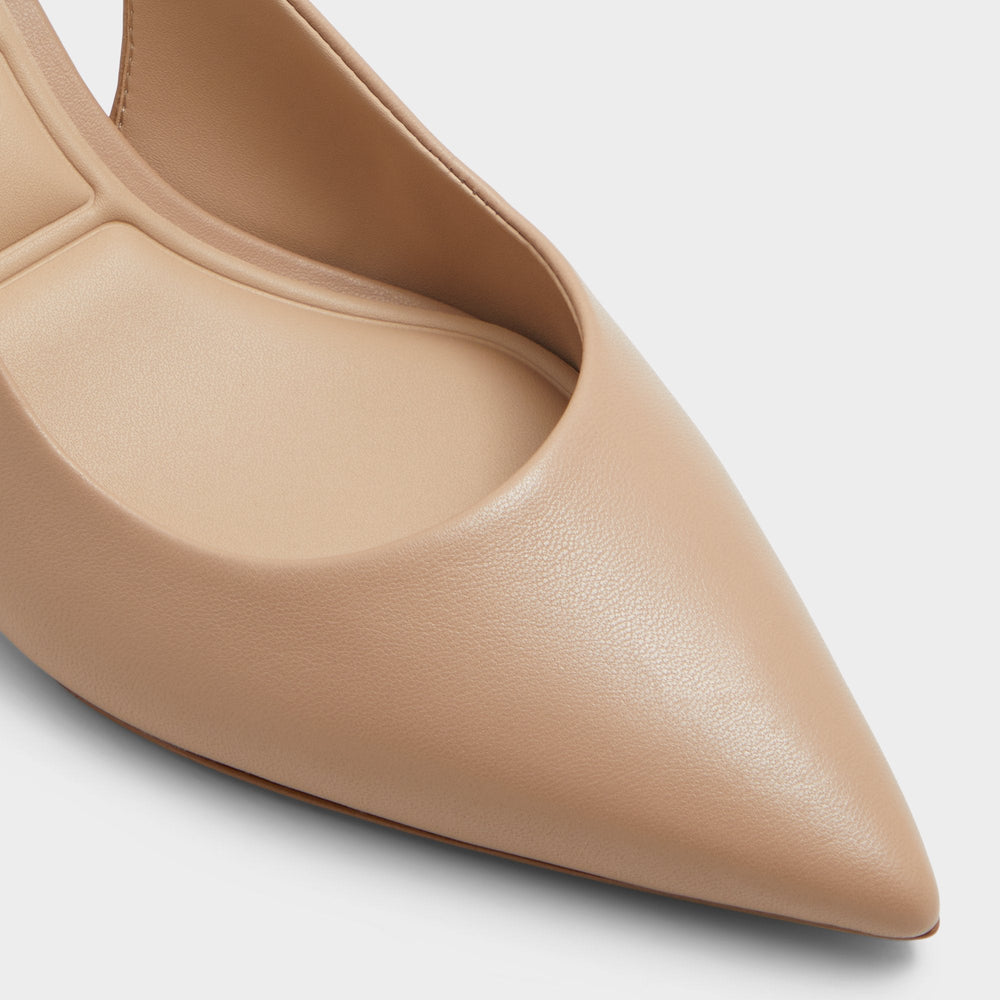 Aldo Uliana Beige Women's Block heels - Slingback heel, Block heel Beige
