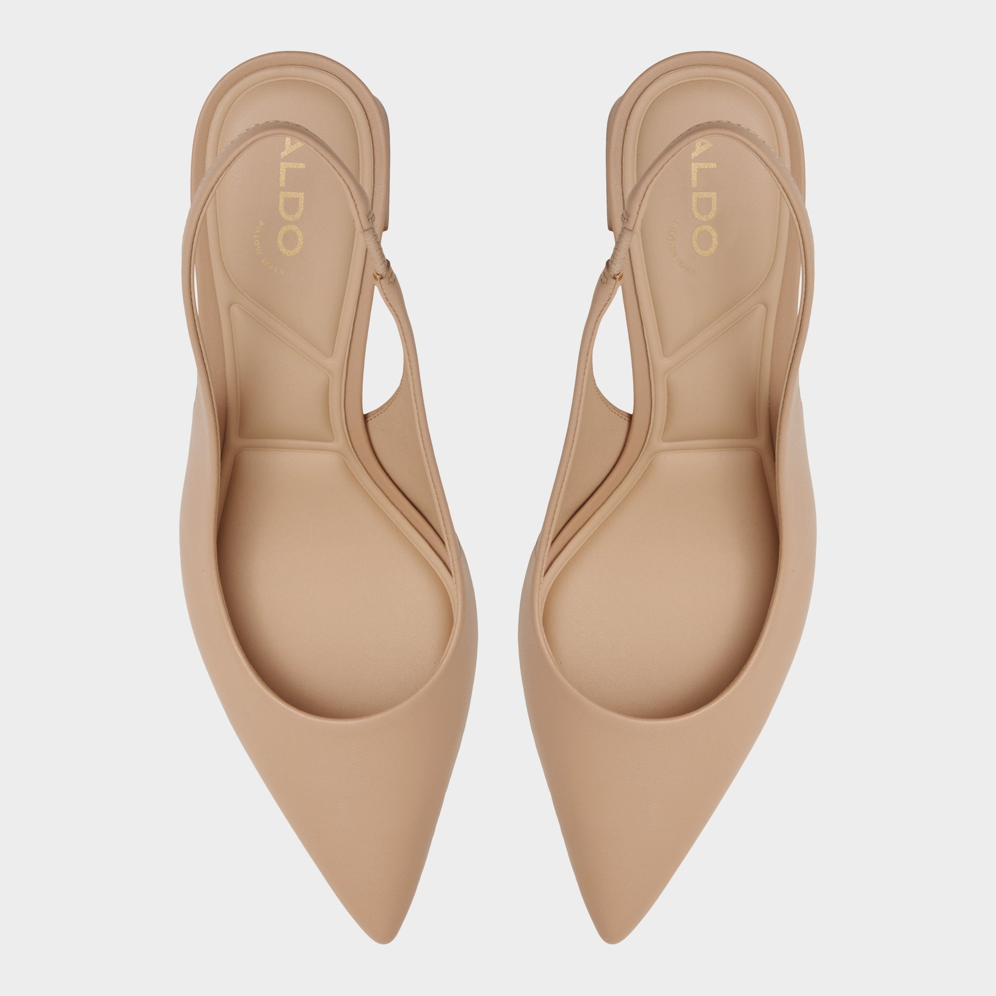 Aldo Uliana Beige Women's Block heels - Slingback heel, Block heel Beige