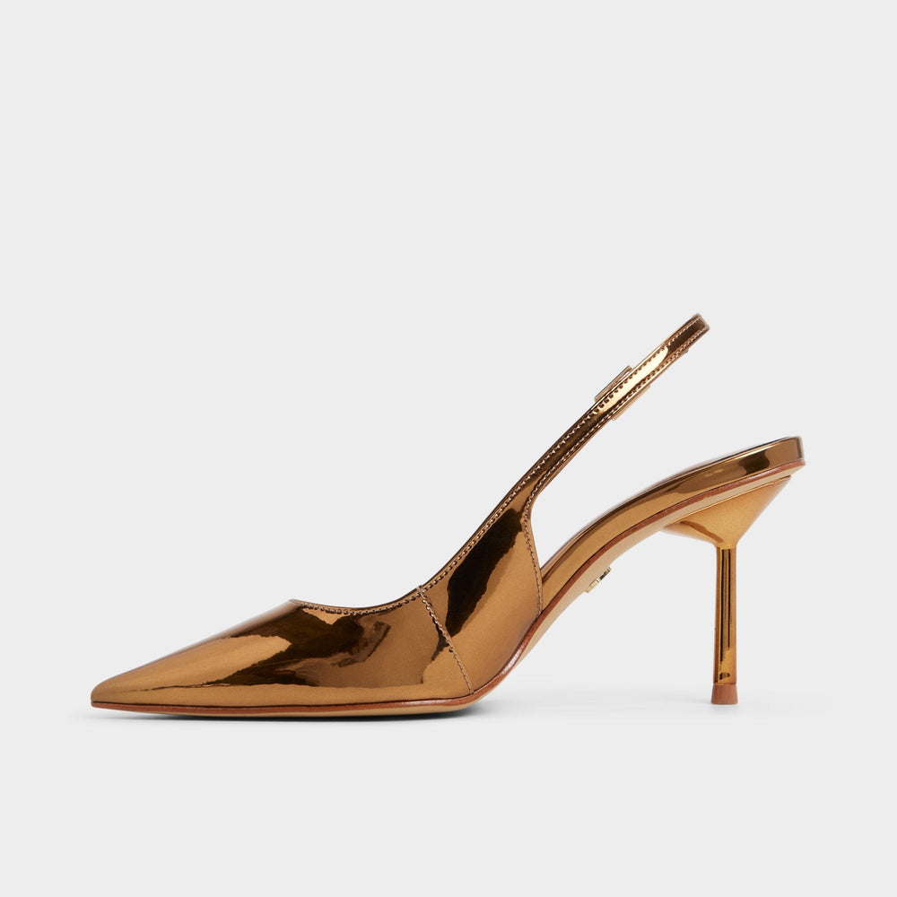 Aldo Seralina in Bronze - Slingback heel, Stiletto heel Bronze