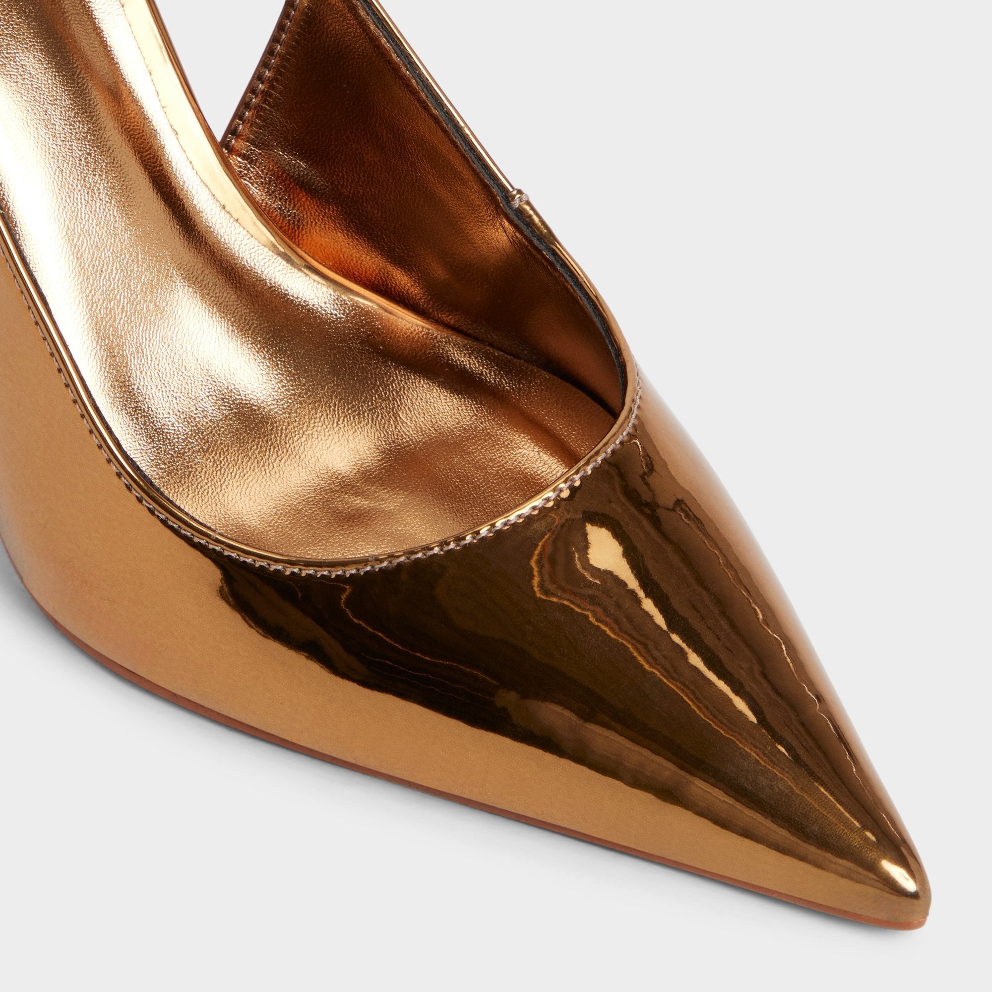 Aldo Seralina in Bronze - Slingback heel, Stiletto heel Bronze