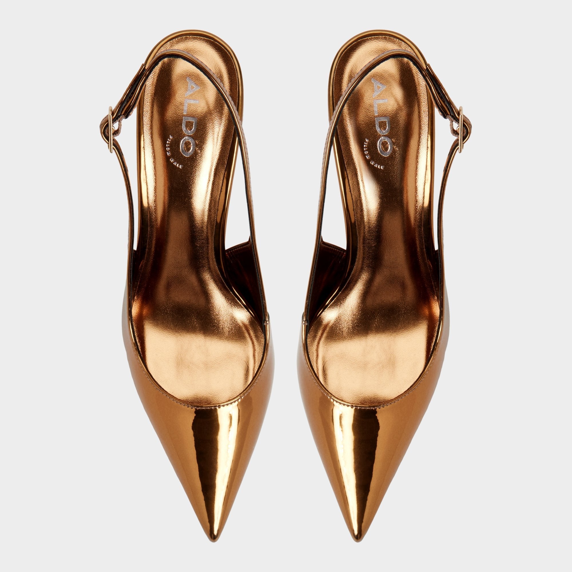 Aldo Seralina in Bronze - Slingback heel, Stiletto heel Bronze