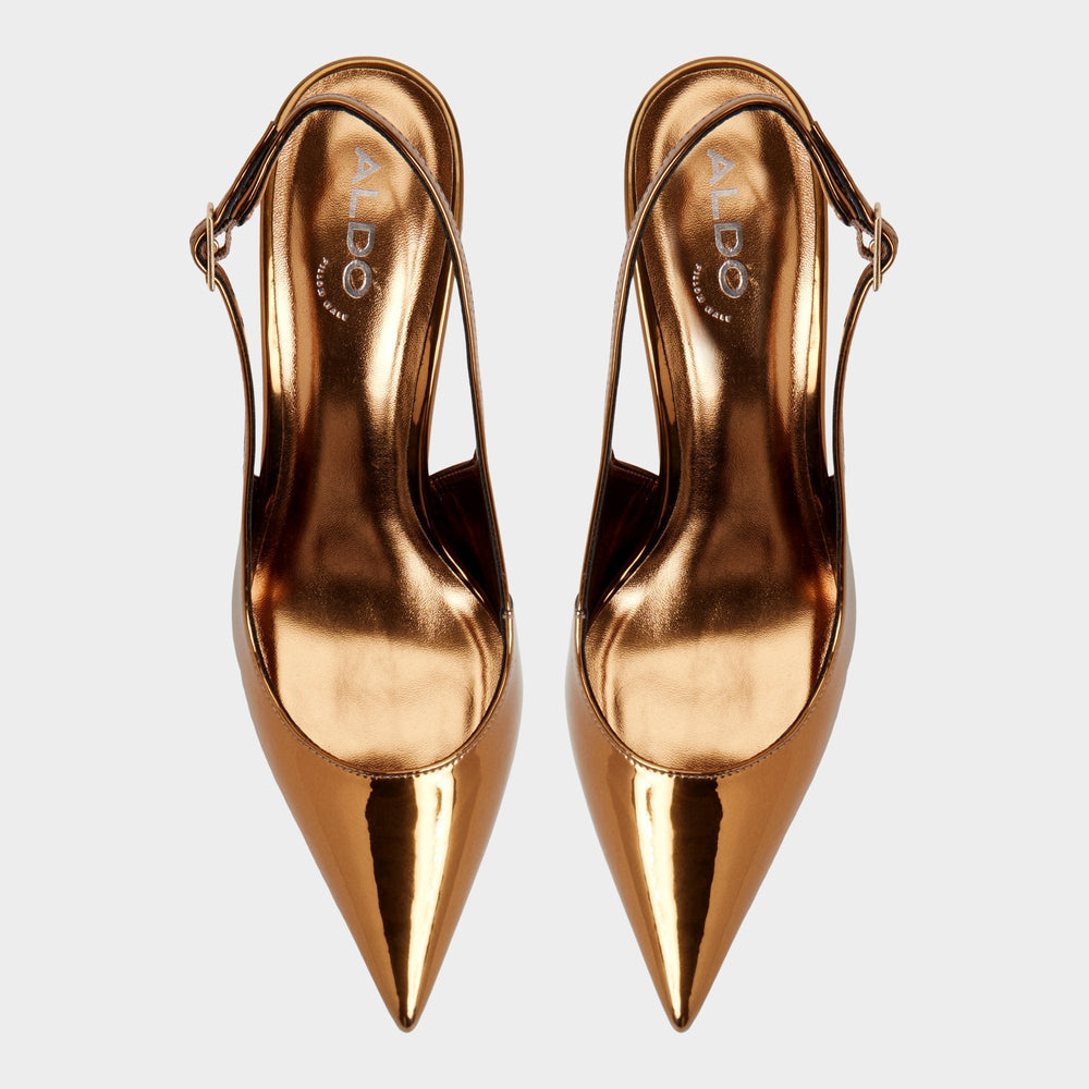 Aldo Seralina in Bronze - Slingback heel, Stiletto heel Bronze