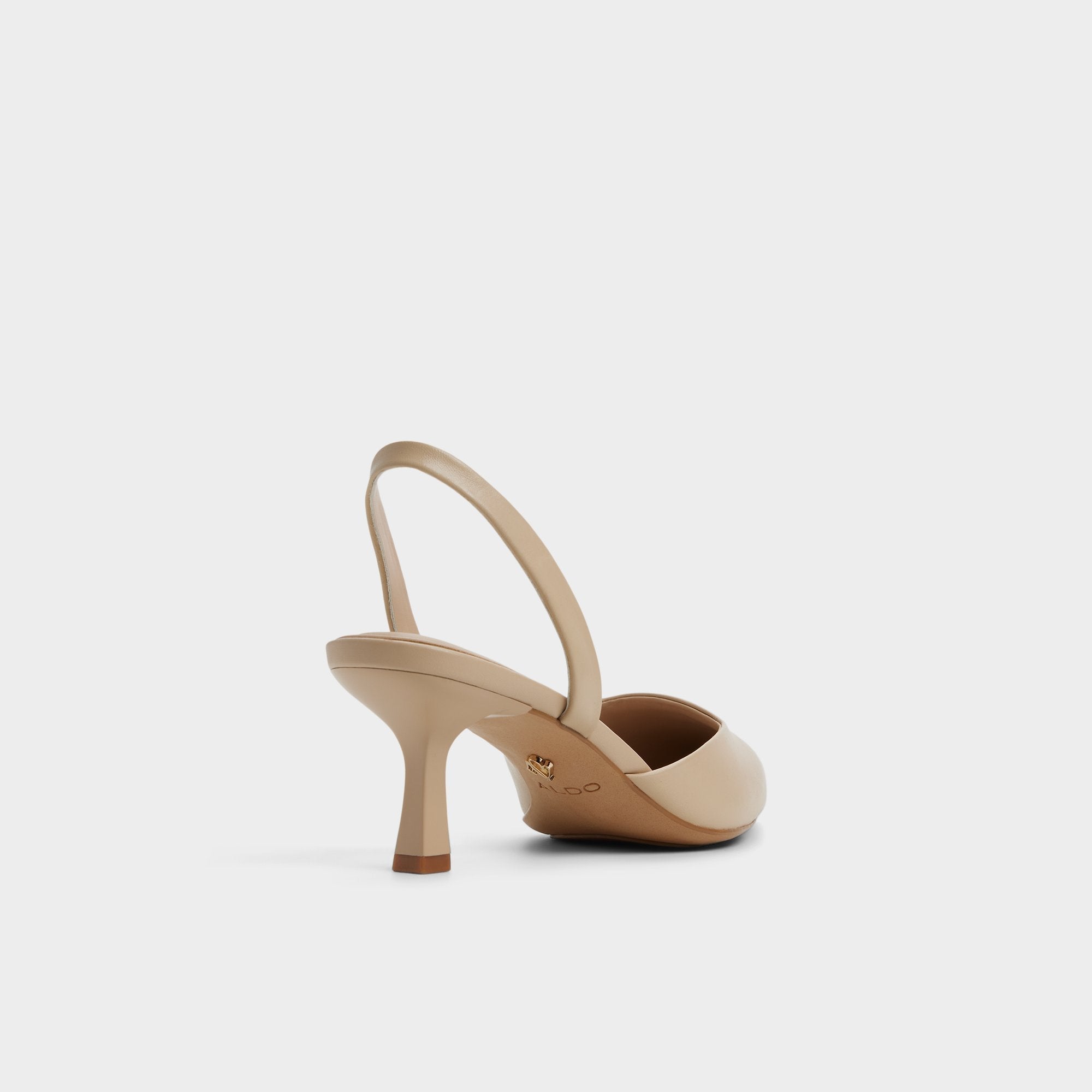 Aldo Gavedessi in Medium Beige - Slingback heel, Kitten heel Medium Beige