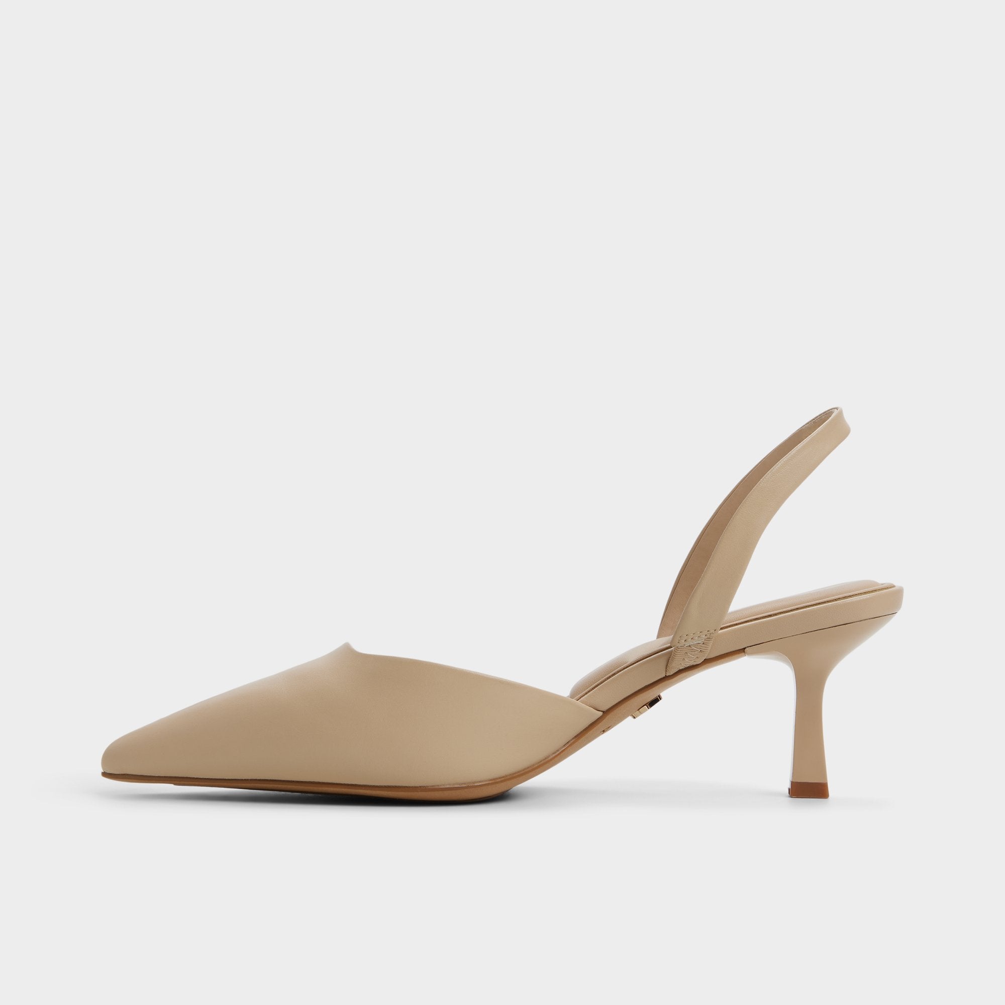 Aldo Gavedessi in Medium Beige - Slingback heel, Kitten heel Medium Beige