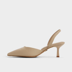 Aldo Gavedessi in Medium Beige - Slingback heel, Kitten heel Medium Beige