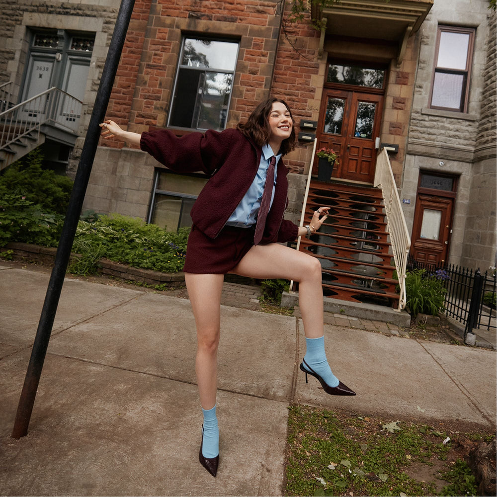 Aldo Seralina in Bordo - Slingback heel, Stiletto heel Bordo