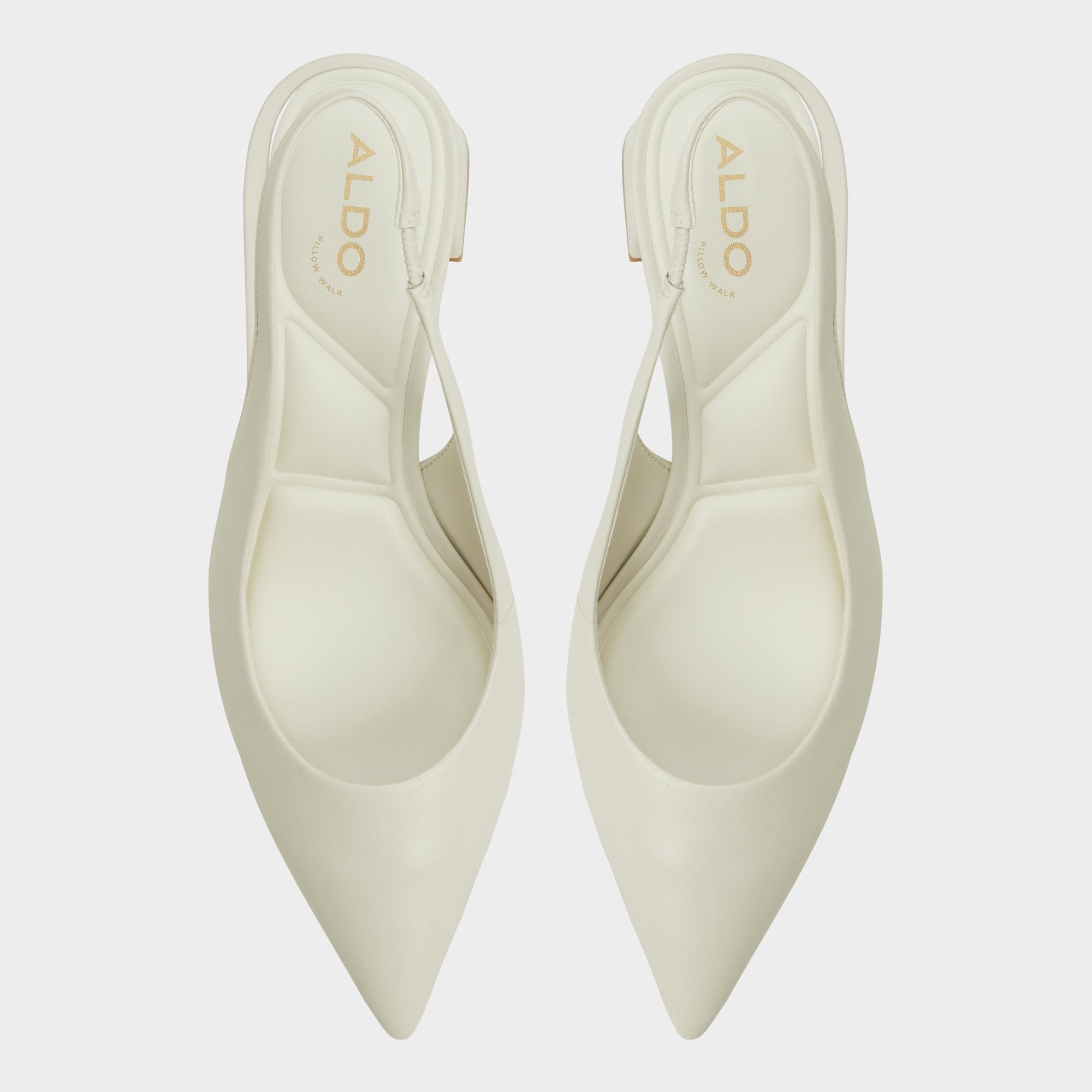 Aldo Uliana White/Bone Women's Slingbacks - Slingback heel, Block heel White/bone