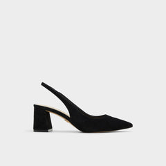 Aldo Uliana in Other Black - Slingback heel, Block heel Other black