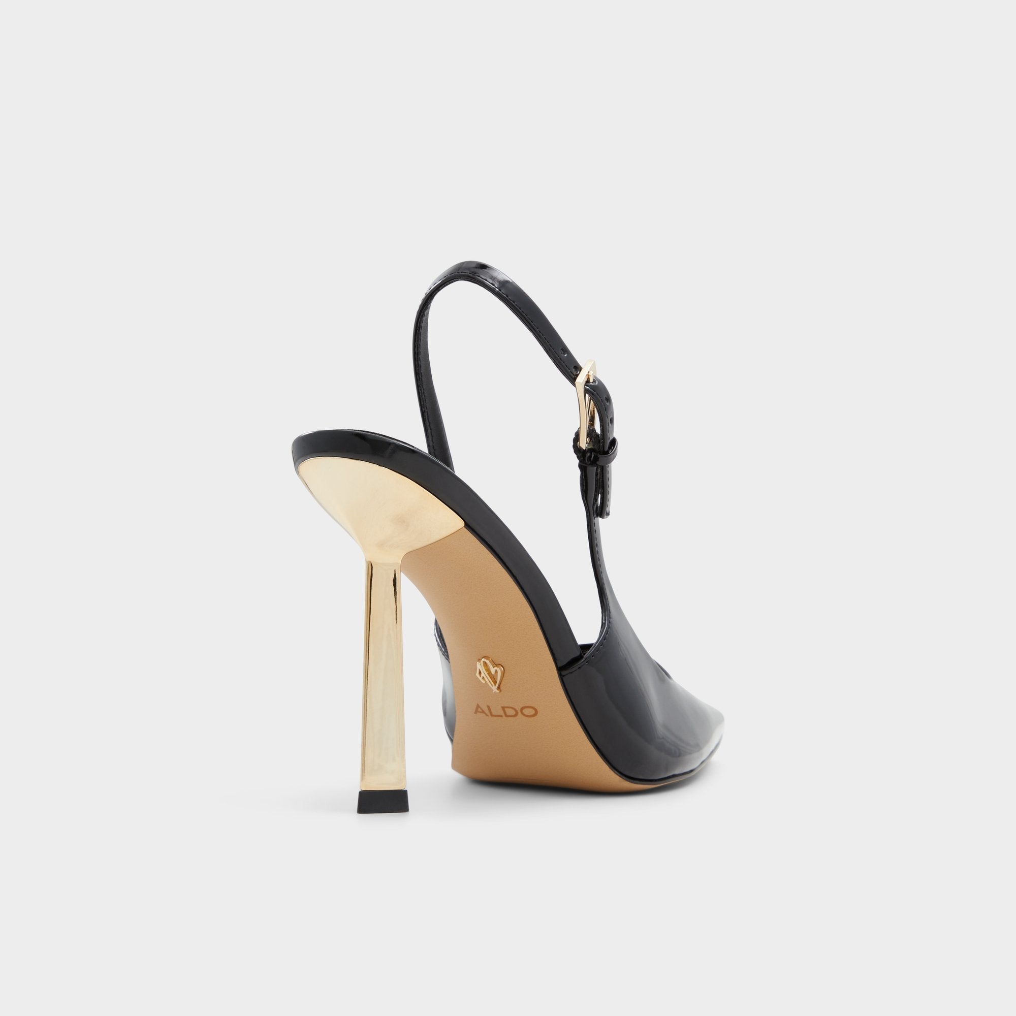 Aldo Marysa Black Women's Slingbacks - Slingback heel, Stiletto heel Black