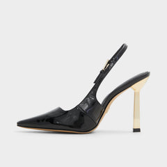 Aldo Marysa Black Women's Slingbacks - Slingback heel, Stiletto heel Black