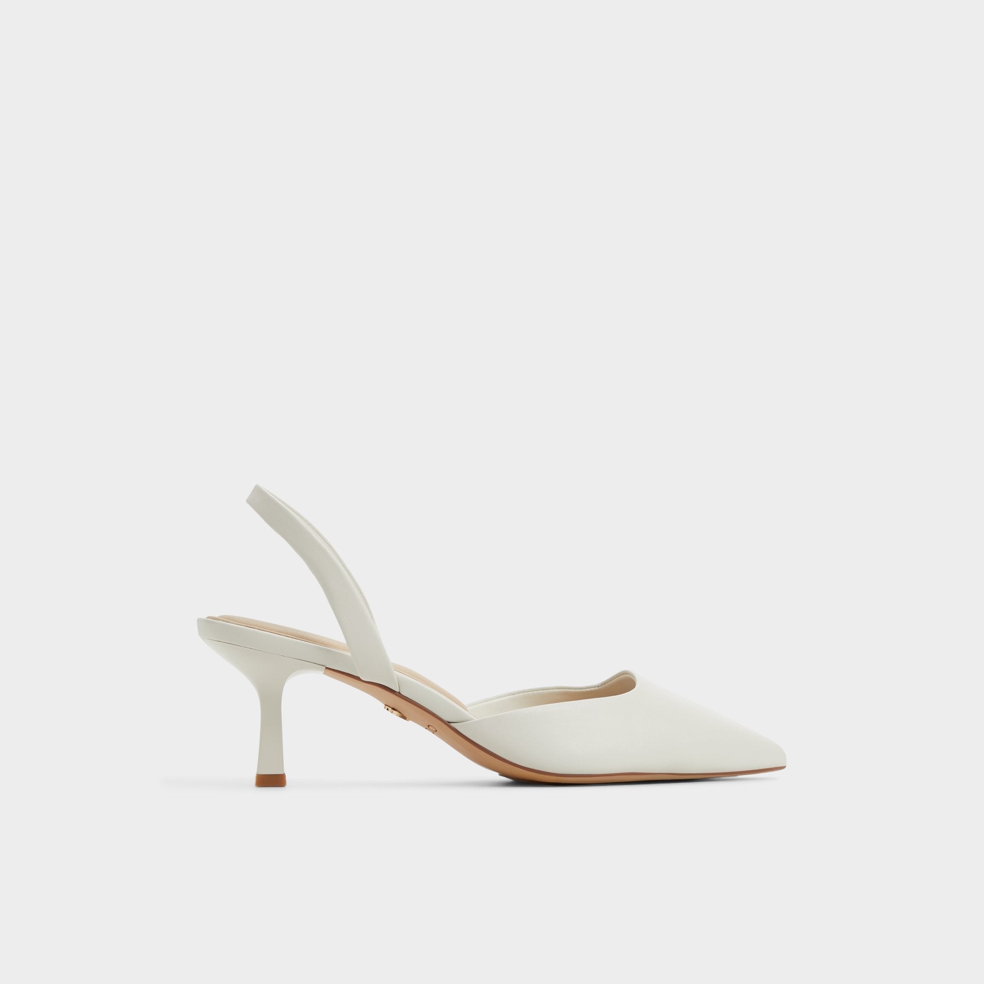 Aldo Gavedessi Open White Women's Kitten heels - Slingback heel, Kitten heel Open White