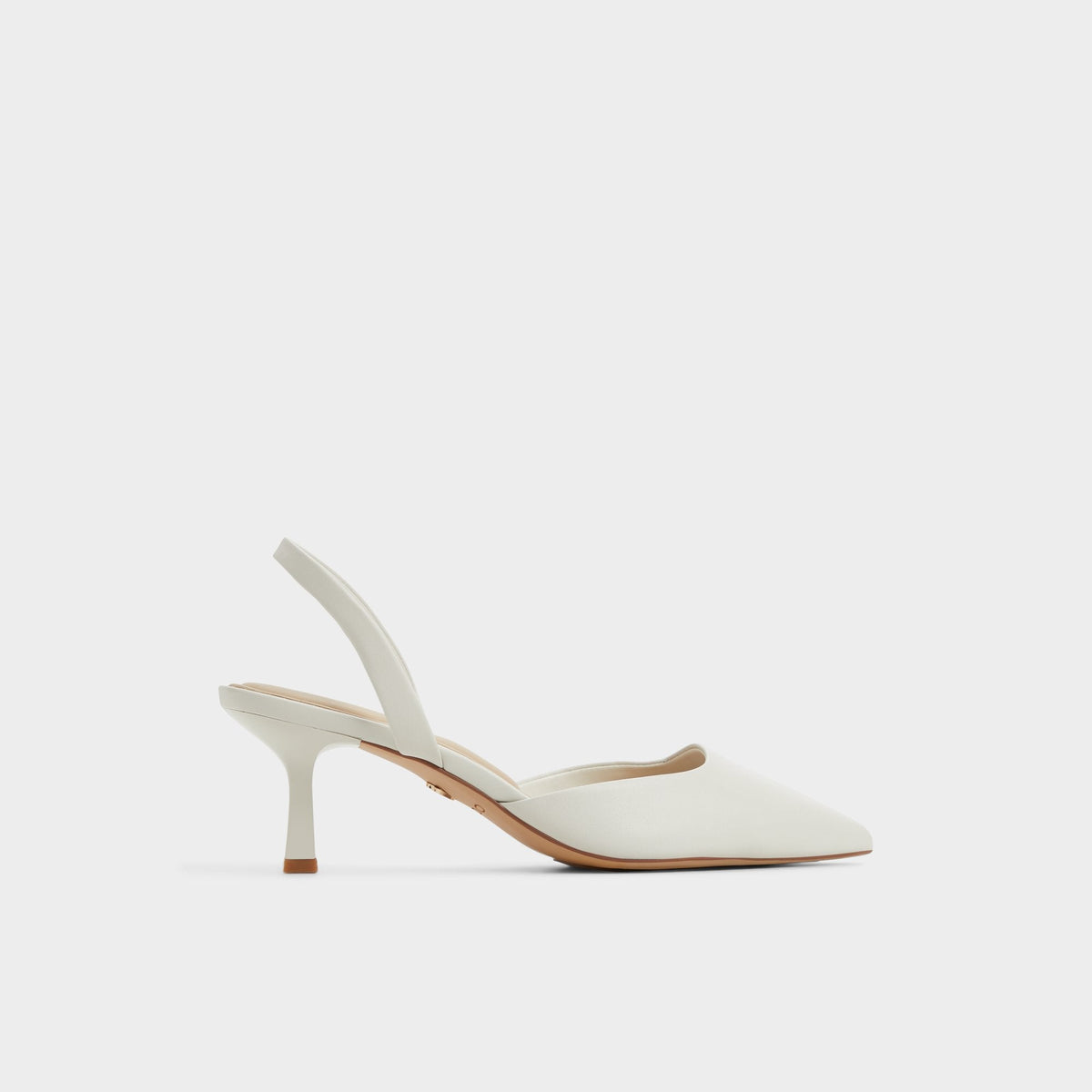 Aldo Gavedessi Open White Women's Kitten heels - Slingback heel, Kitten heel Open White