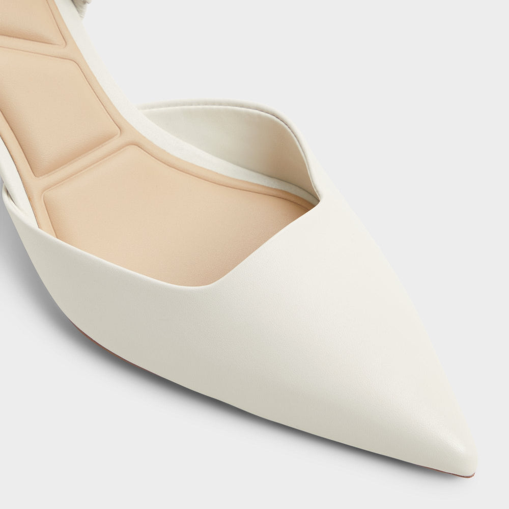Aldo Gavedessi Open White Women's Kitten heels - Slingback heel, Kitten heel Open White