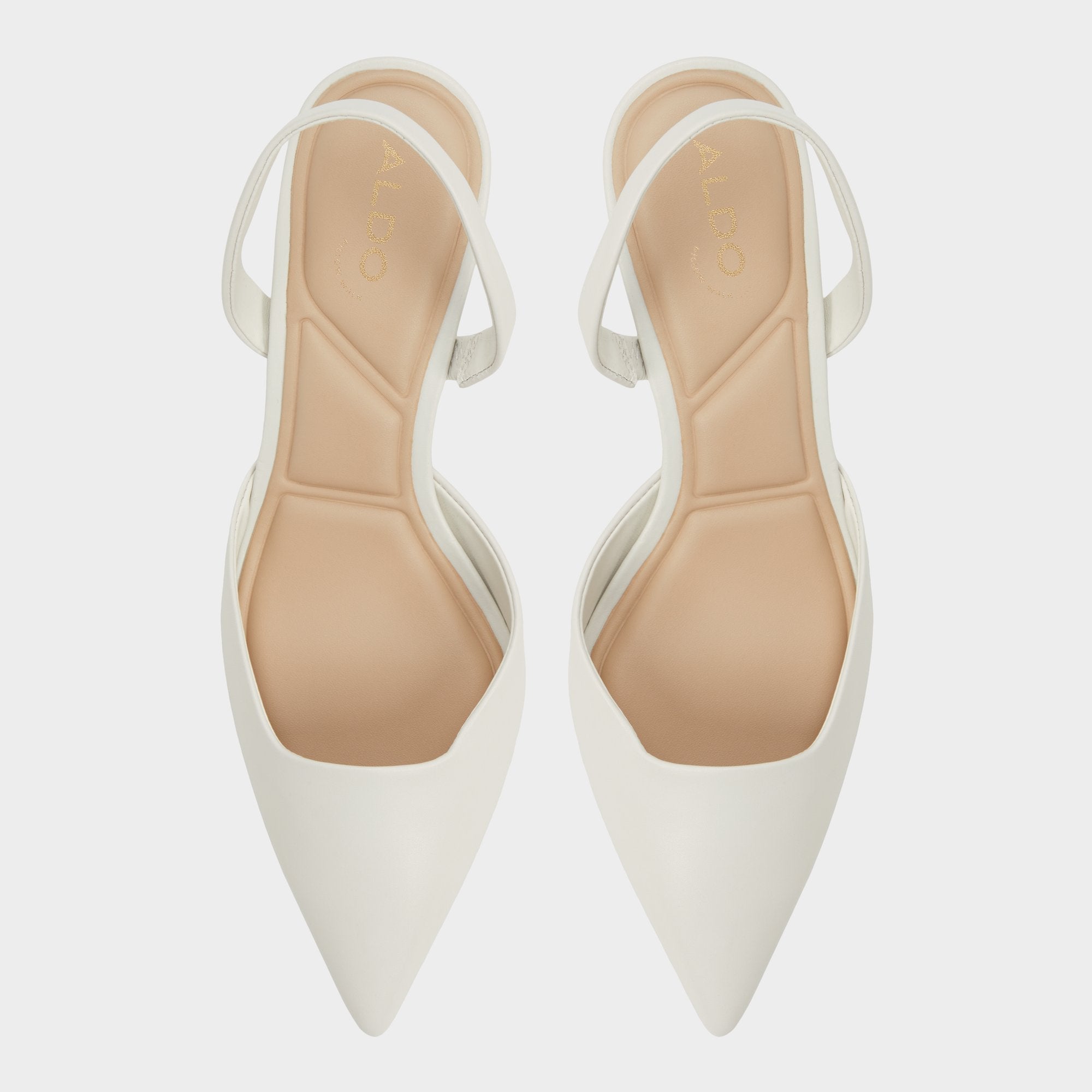 Aldo Gavedessi Open White Women's Kitten heels - Slingback heel, Kitten heel Open White