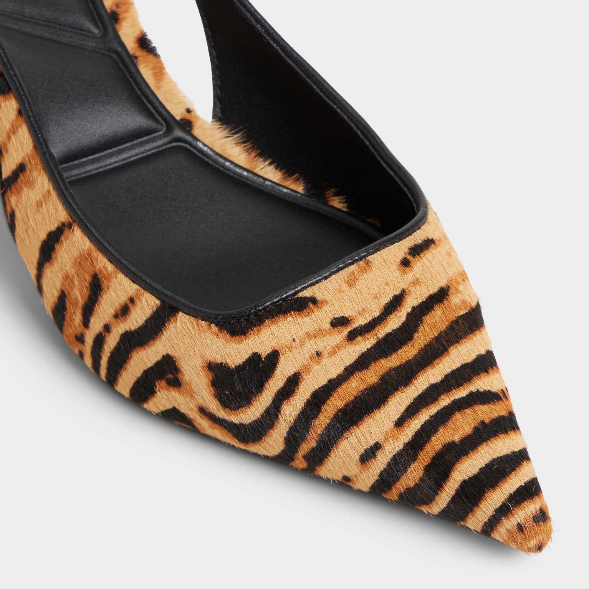 Aldo Leanah in Open Brown - Slingback heel, Kitten heel Open Brown