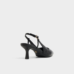 Aldo Adan in Black - Slingback heel, Kitten heel Black