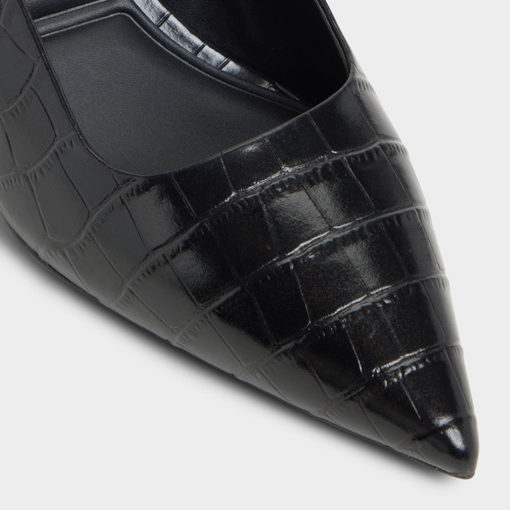 Aldo Adan in Black - Slingback heel, Kitten heel Black