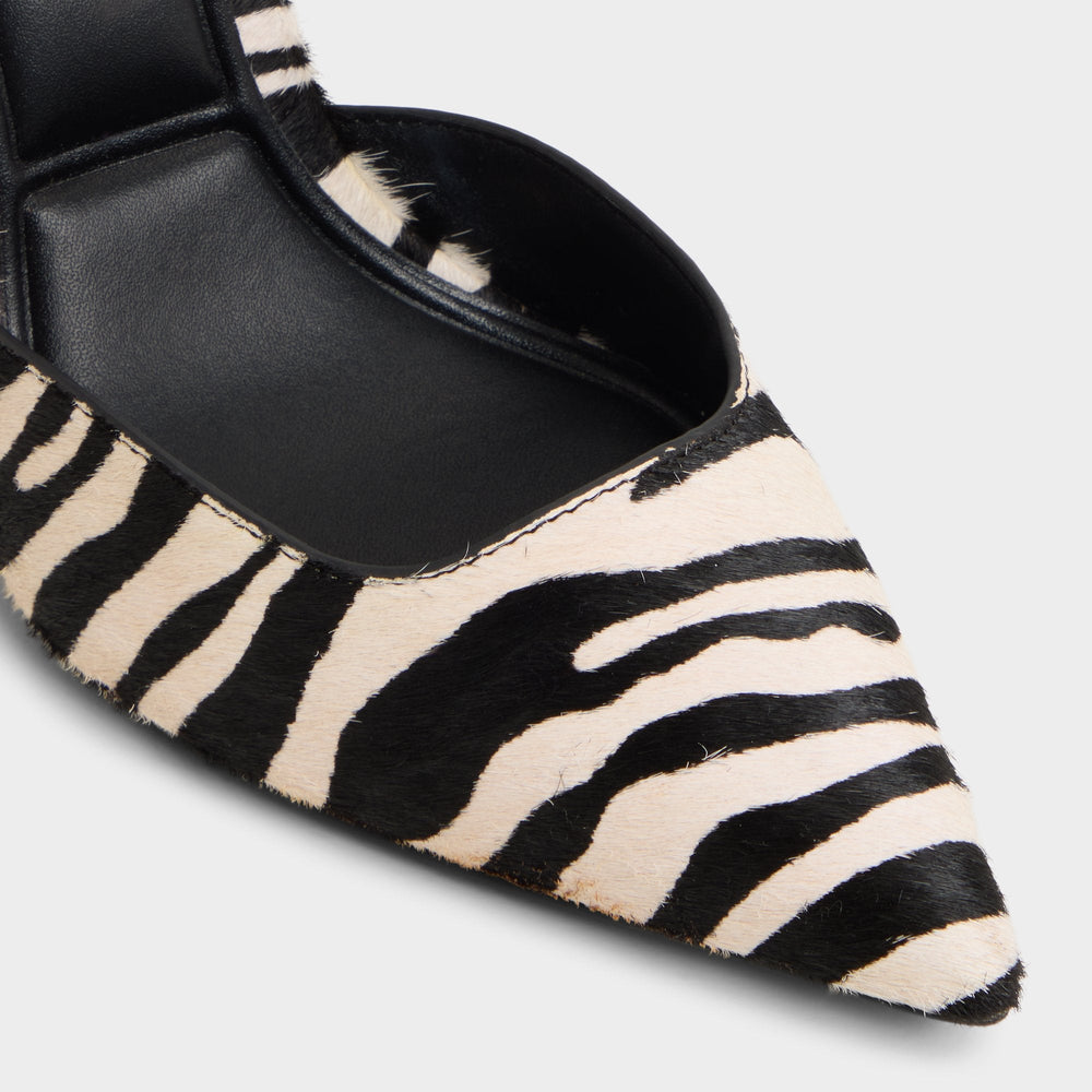 Aldo Berolden White/Black Women's Animal Prints - Slingback heel White/Black