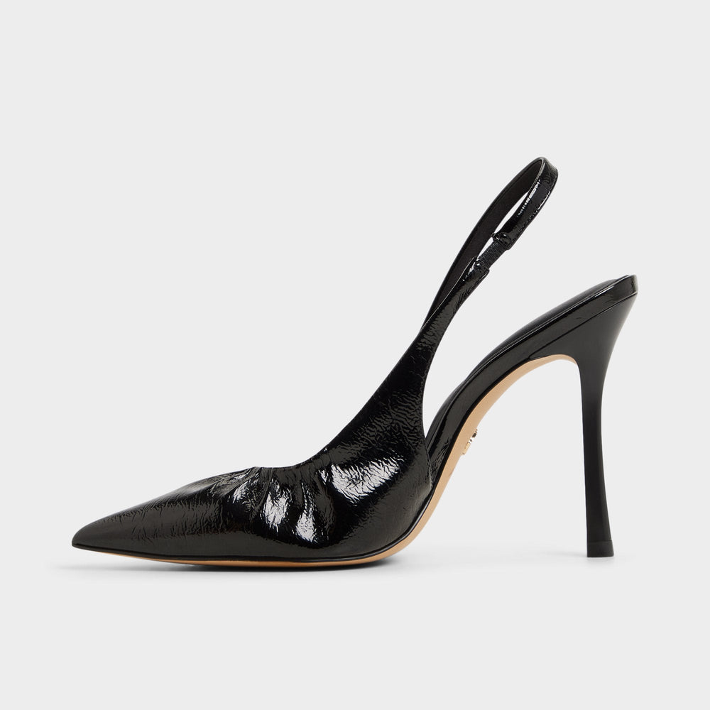 Aldo Mystie Black Women's Slingbacks - Slingback heel, Stiletto heel Black