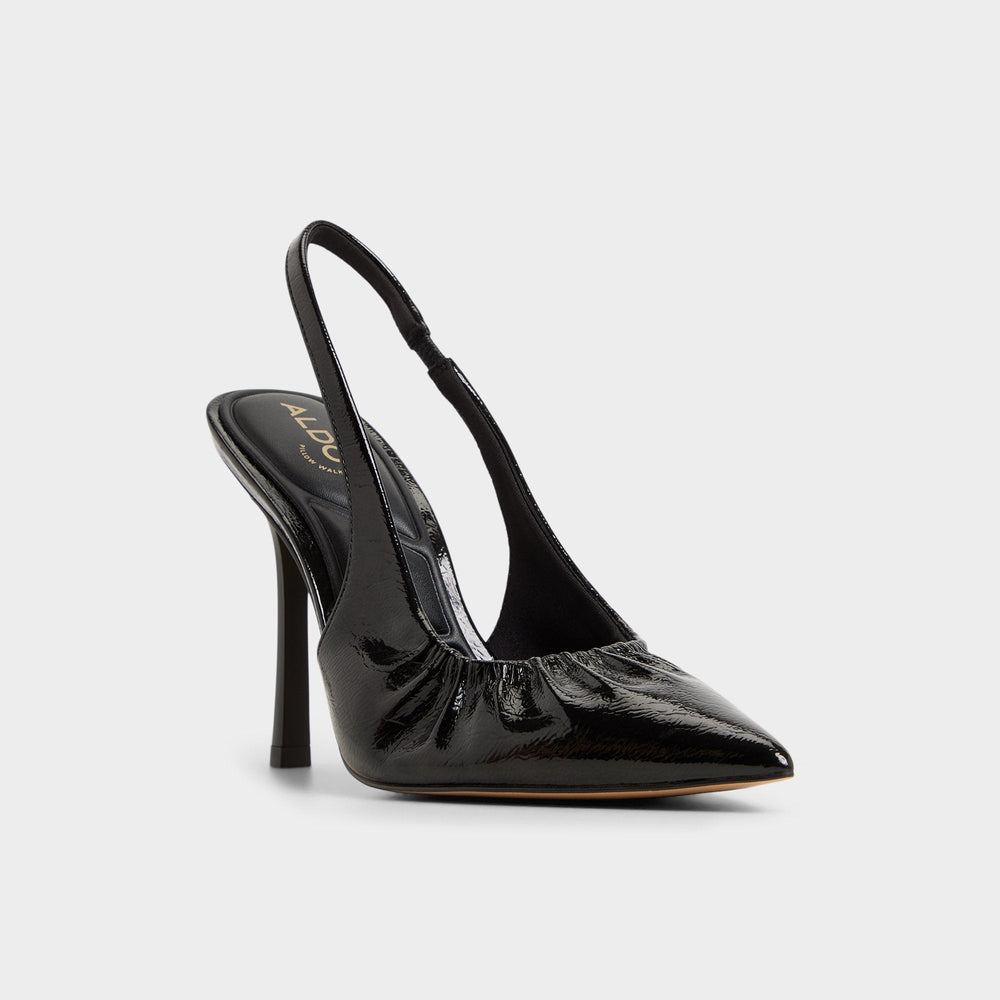 Aldo Mystie Black Women's Slingbacks - Slingback heel, Stiletto heel Black