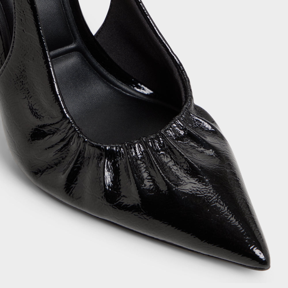 Aldo Mystie Black Women's Slingbacks - Slingback heel, Stiletto heel Black