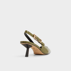 Aldo Nealie in Khaki 14139074 - Slingback heel, Kitten heel Khaki