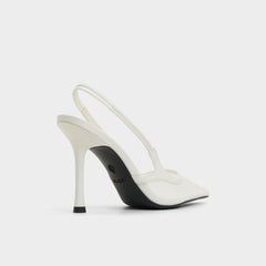 Aldo Evania White Women's Slingbacks - Slingback heel White