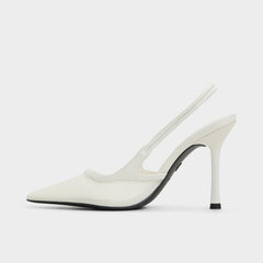 Aldo Evania White Women's Slingbacks - Slingback heel White