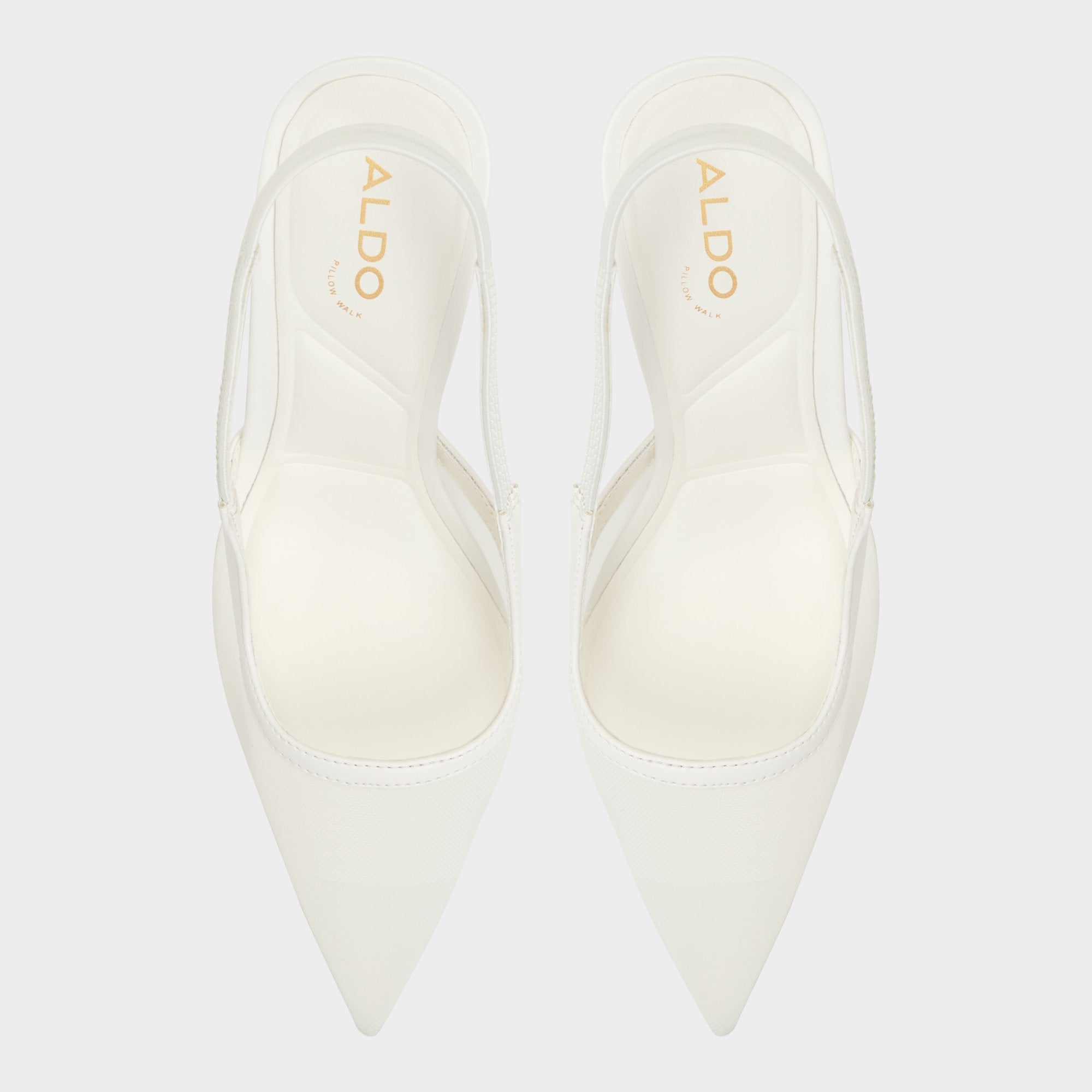 Aldo Evania White Women's Slingbacks - Slingback heel White