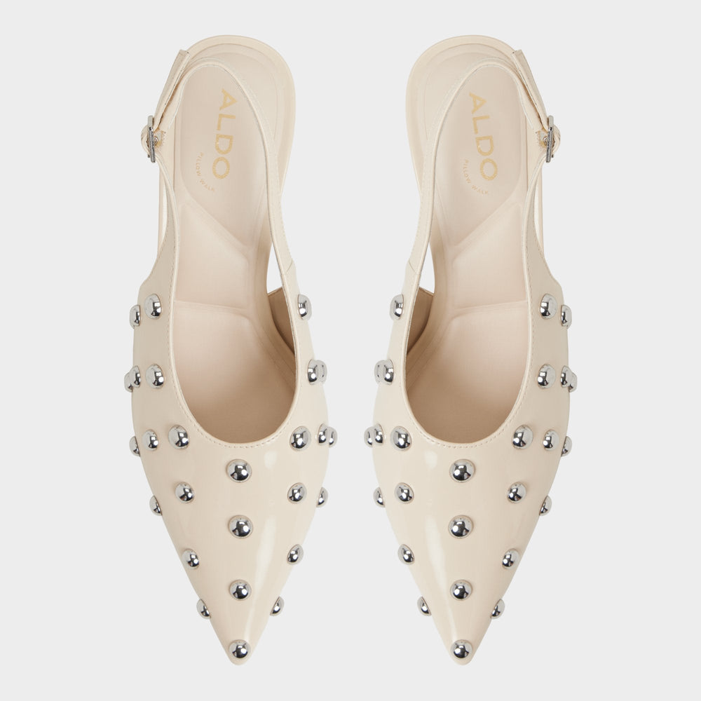 Aldo Naiarah in Cream 14118390 - Slingback heel, Stiletto heel Cream