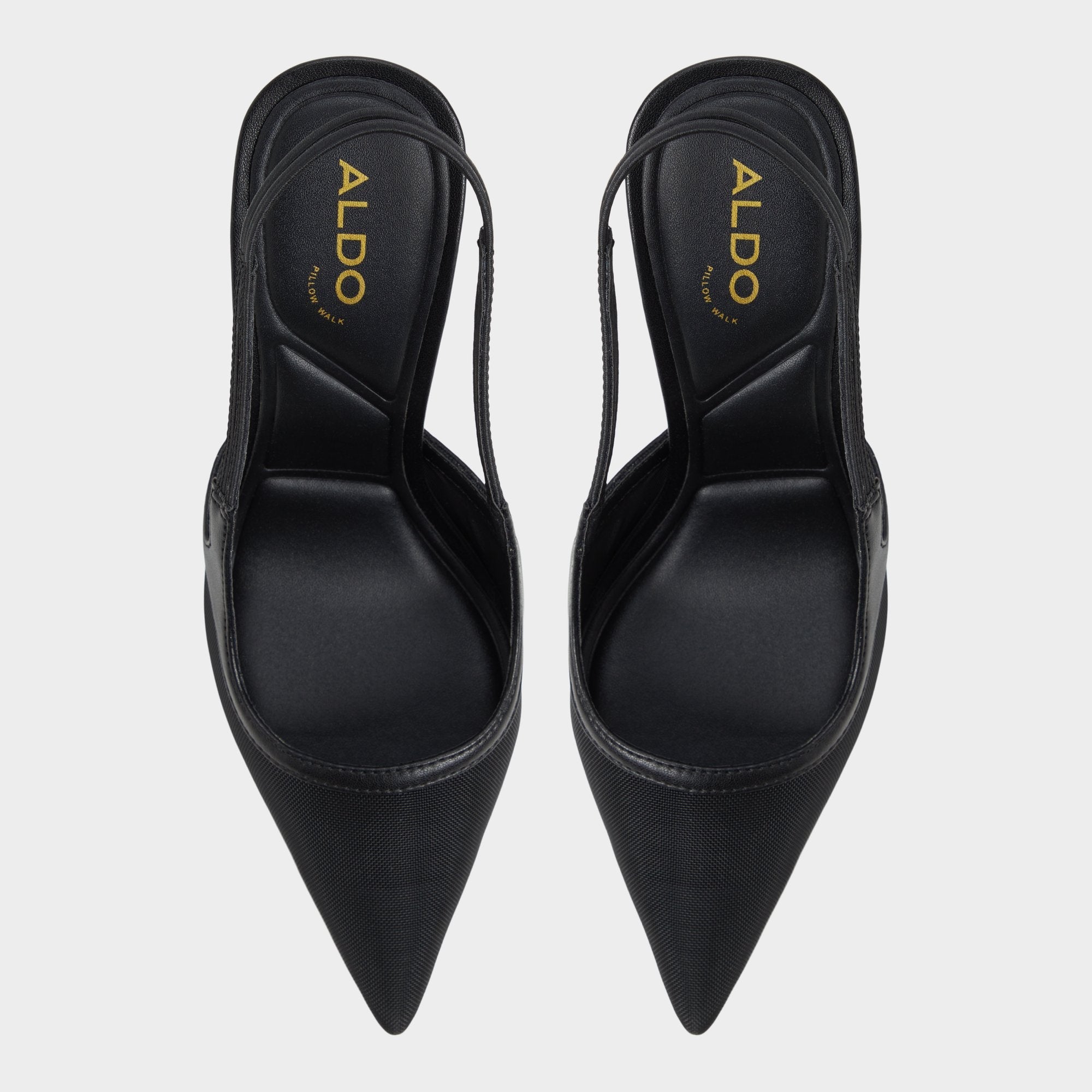 Aldo Evania Black Women's Slingbacks - Slingback heel Black