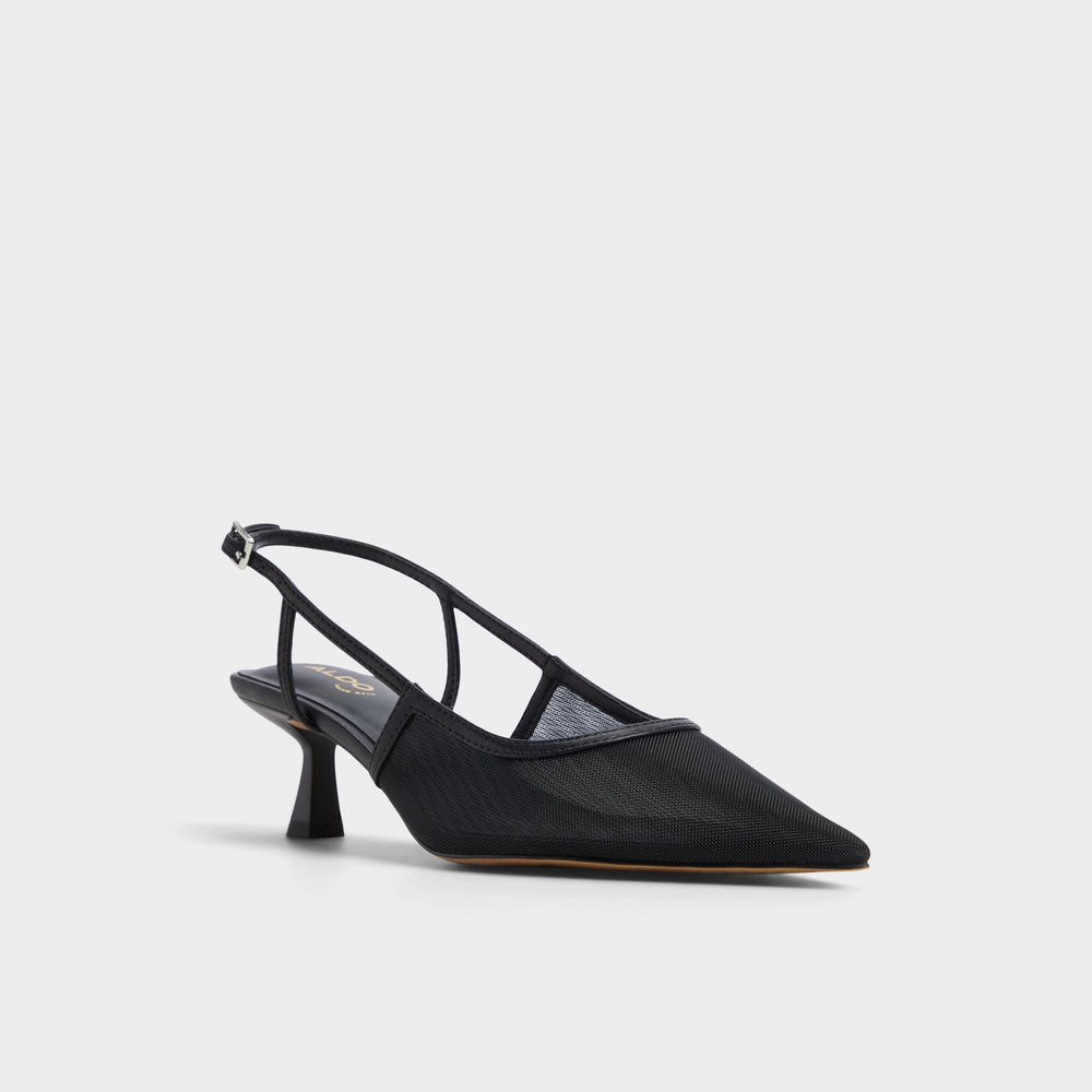 Aldo Maxina Black Women's Kitten heels - Slingback heel, Kitten heel Black