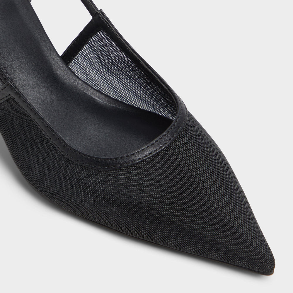 Aldo Maxina Black Women's Kitten heels - Slingback heel, Kitten heel Black