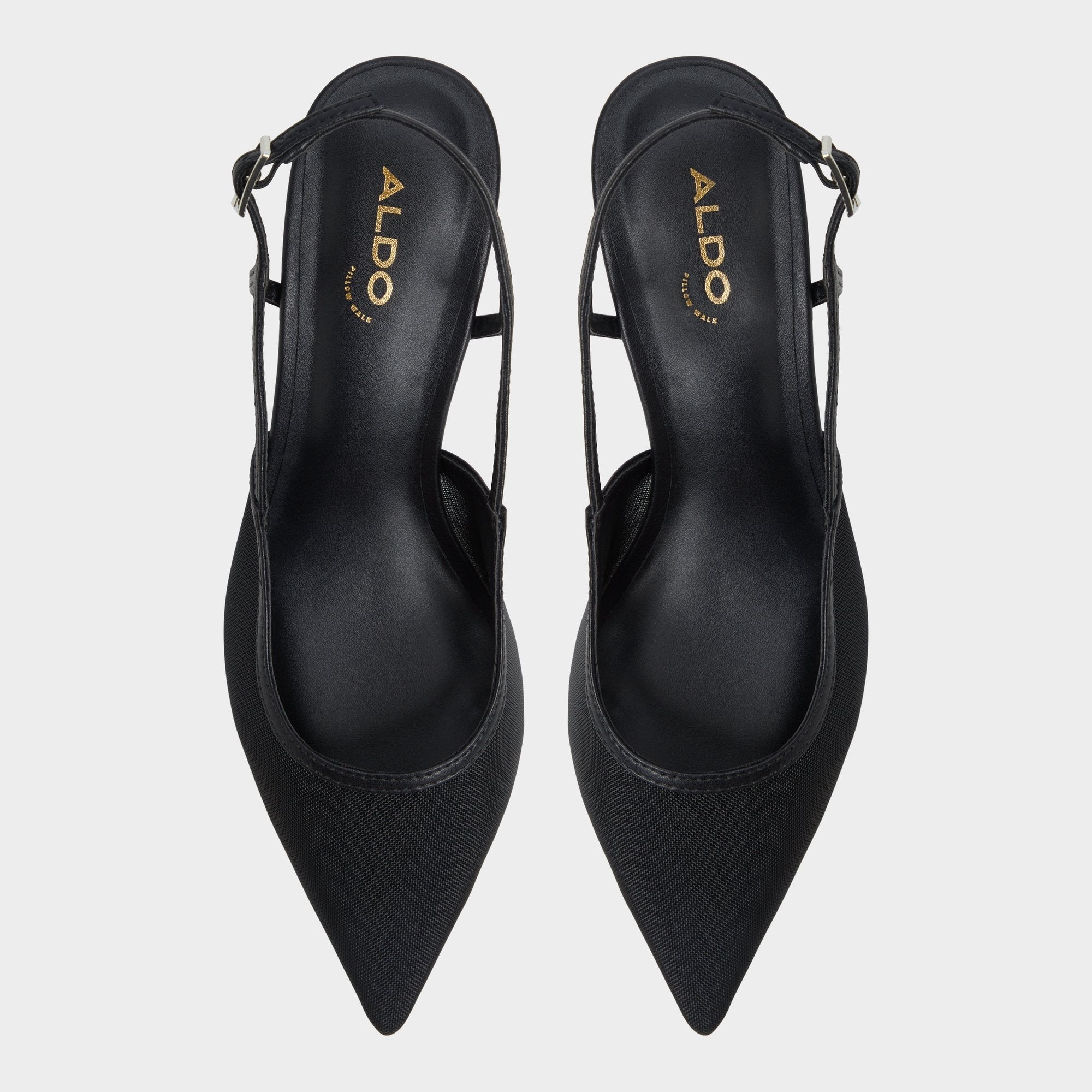 Aldo Maxina Black Women's Kitten heels - Slingback heel, Kitten heel Black
