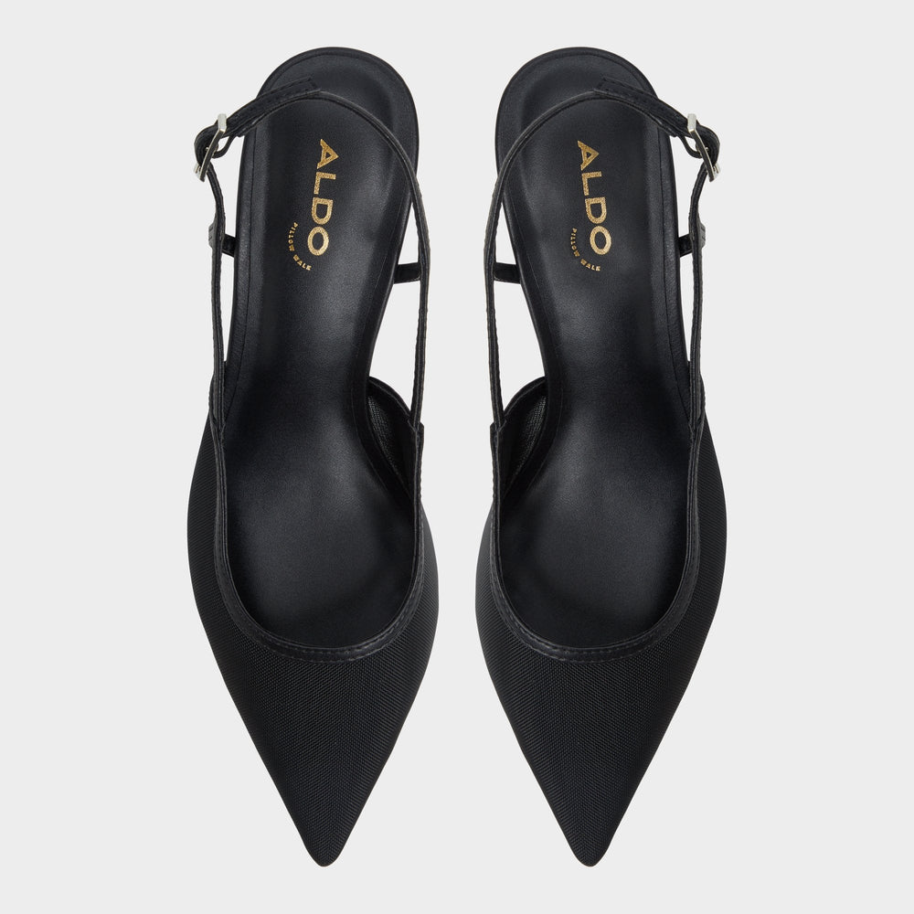 Aldo Maxina Black Women's Kitten heels - Slingback heel, Kitten heel Black