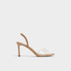 Aldo Andyana Beige Women's Strappy sandals - Slingback heeled sandal, Stiletto heel Beige