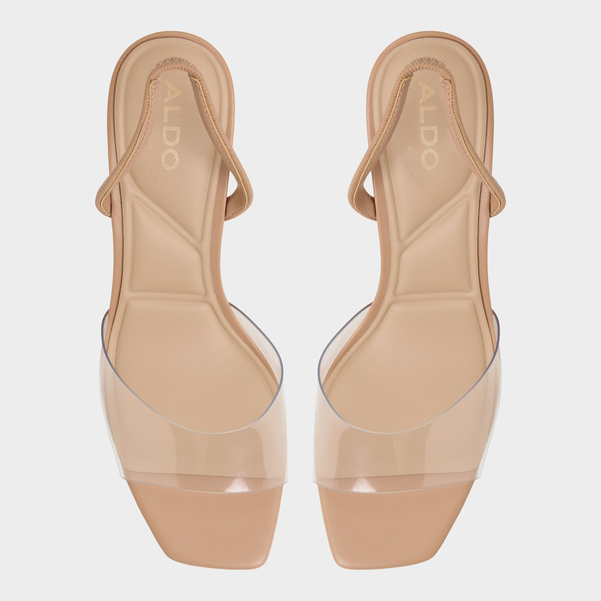 Aldo Andyana Beige Women's Strappy sandals - Slingback heeled sandal, Stiletto heel Beige