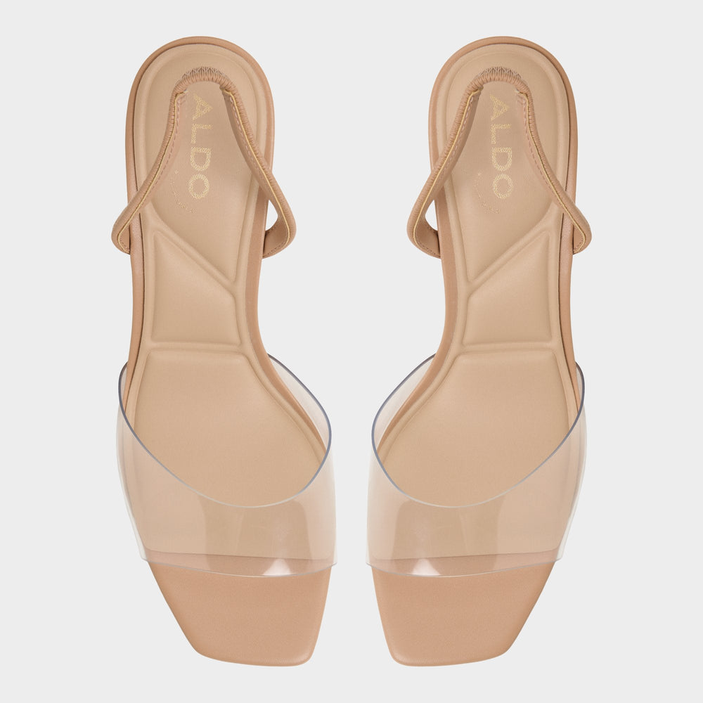 Aldo Andyana Beige Women's Strappy sandals - Slingback heeled sandal, Stiletto heel Beige