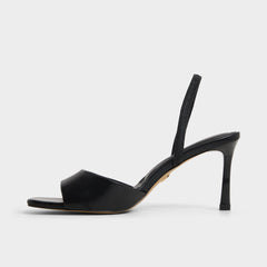 Aldo Andya Black Women's Strappy sandals - Slingback heeled sandal, Stiletto heel Black
